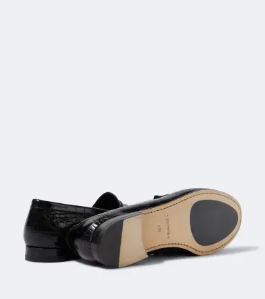 Tom Ford Double T croc-effect leather loafers | Thumbnail 6