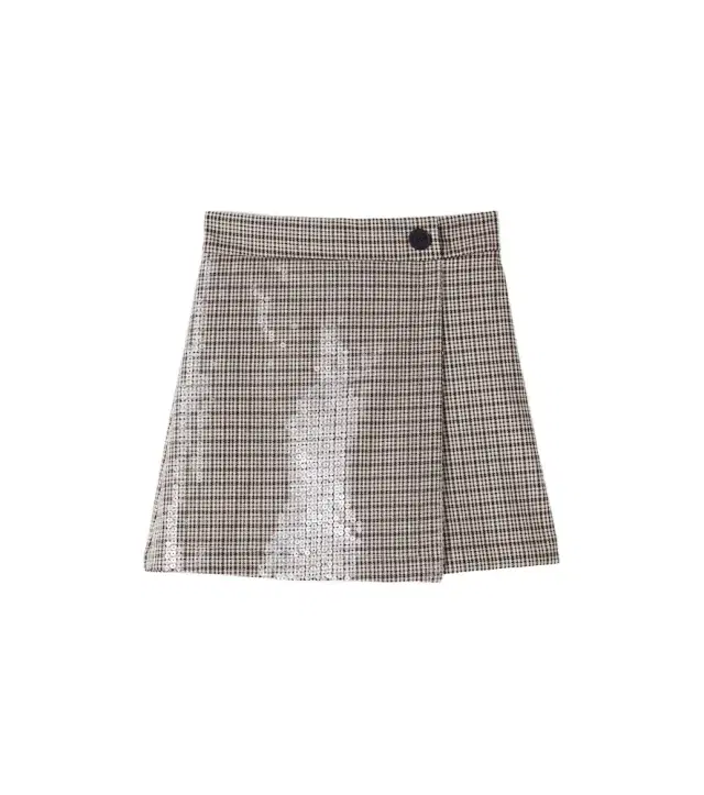 Monnalisa Sequined houndstooth skort
