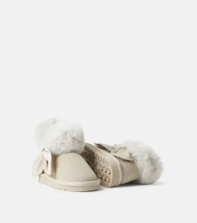 Monnalisa Bow-detail suede boots | Thumbnail 5
