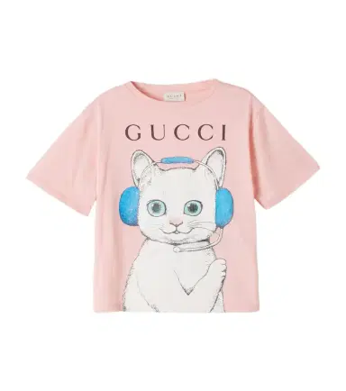 Gucci Kids Logo printed cotton jersey T-shirt | Thumbnail 1