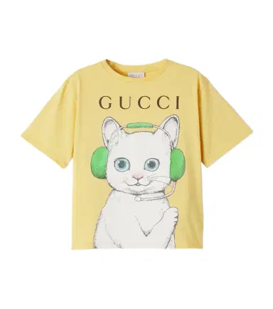 Gucci Kids Logo printed cotton jersey T-shirt | Thumbnail 1