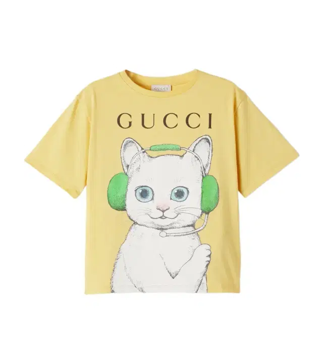 Gucci Kids Logo printed cotton jersey T-shirt