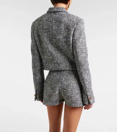 Versace Wool-blend bouclé jacket | Thumbnail 2