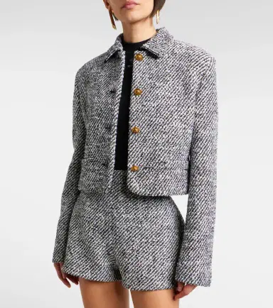 Versace Wool-blend bouclé jacket | Thumbnail 4