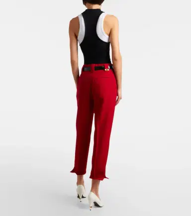 Versace Virgin wool slim pants | Thumbnail 2 Versace Virgin wool slim pants | Thumbnail 2