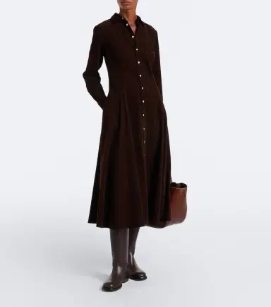 Polo Ralph Lauren Cotton corduroy midi dress | Thumbnail 2