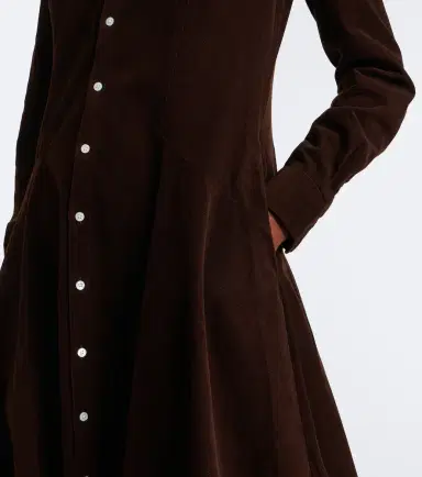 Polo Ralph Lauren Cotton corduroy midi dress | Thumbnail 4