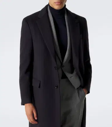 Lardini Virgin wool overcoat | Thumbnail 2
