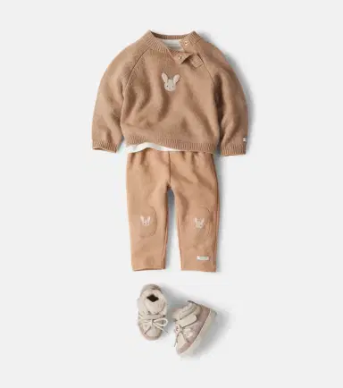 Donsje Baby Joek patch-appliqué cotton pants | Thumbnail 4