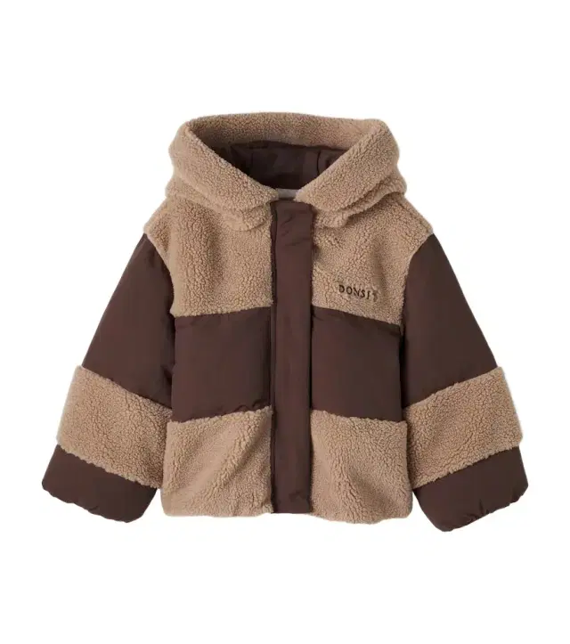 DONSJE Damian teddy-trimmed puffer jacket