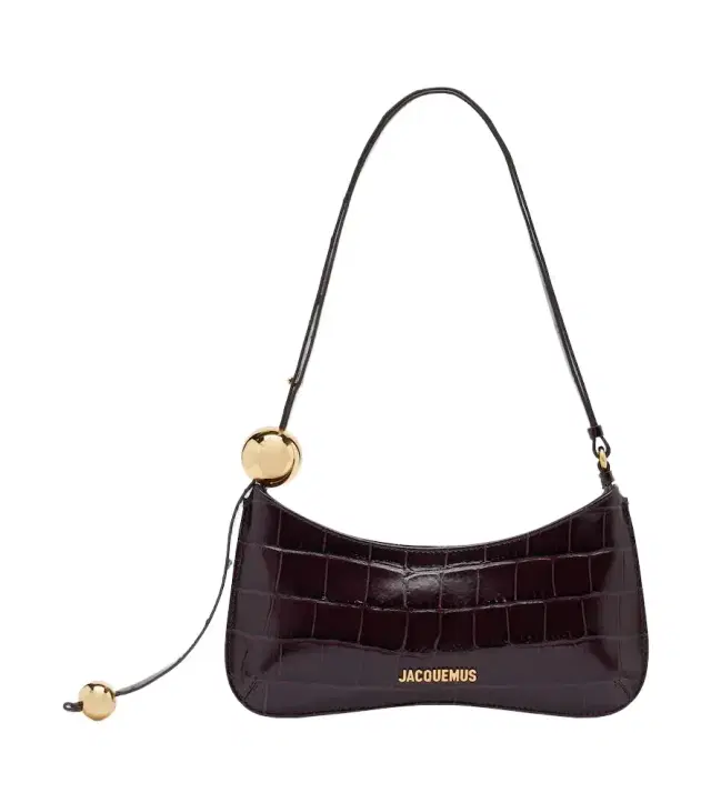 Jacquemus Bisou Perle Small leather shoulder bag