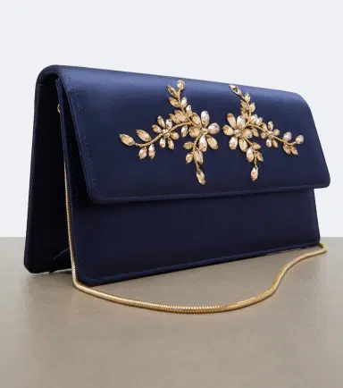 Manolo Blahnik Capripla embellished satin clutch | Thumbnail 3 Manolo Blahnik Capripla embellished satin clutch | Thumbnail 3
