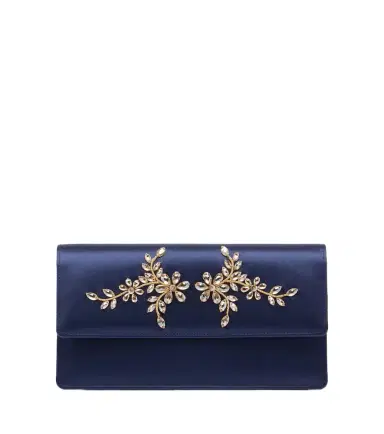 Manolo Blahnik Capripla embellished satin clutch | Thumbnail 1 Manolo Blahnik Capripla embellished satin clutch | Thumbnail 1