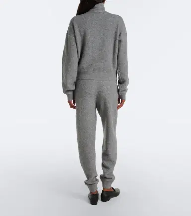 Victoria Beckham Wool and cashmere sweatpants | Thumbnail 4