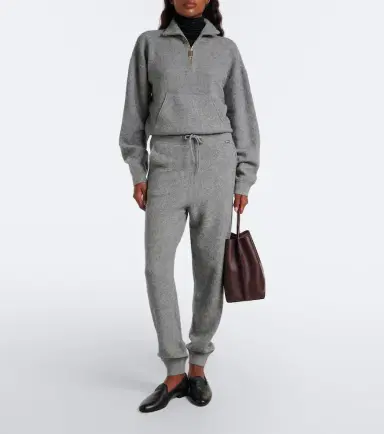 Victoria Beckham Wool and cashmere sweatpants | Thumbnail 5