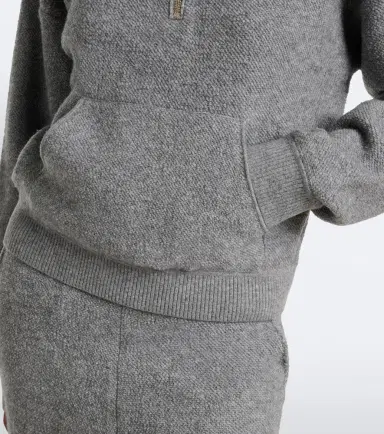 Victoria Beckham Wool and cashmere half-zip sweater | Thumbnail 5