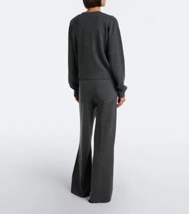 Victoria Beckham Wool and cashmere sweatpants | Thumbnail 6