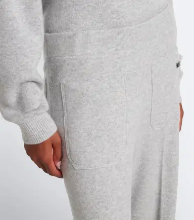 Victoria Beckham Wool and cashmere wide-leg pants | Thumbnail 5