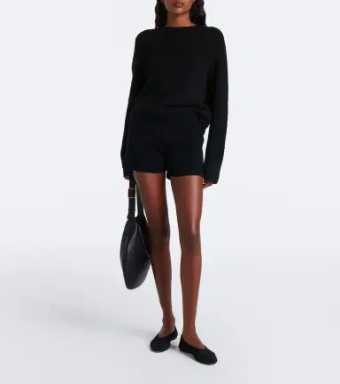 Jardin des Orangers Wool and cashmere shorts | Thumbnail 5