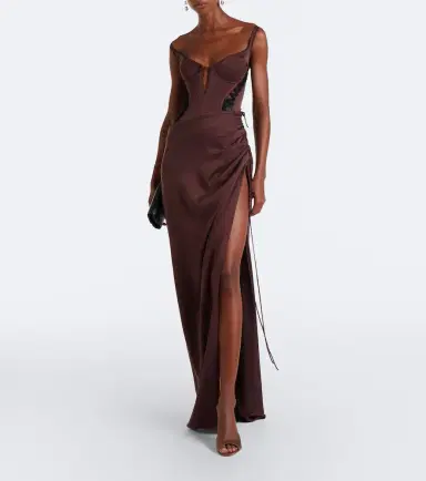 Maria Lucia Hohan Ruched corset gown | Thumbnail 2
