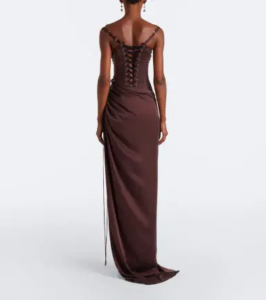 Maria Lucia Hohan Ruched corset gown | Thumbnail 6