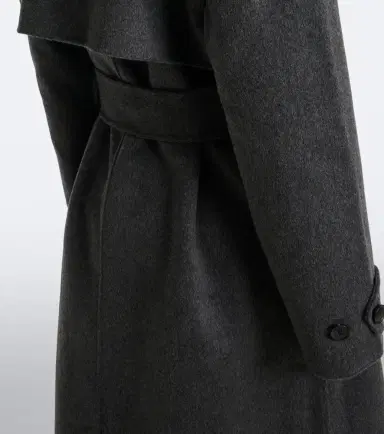 The Frankie Shop Nikola belted wool and cashmere coat | Thumbnail 3