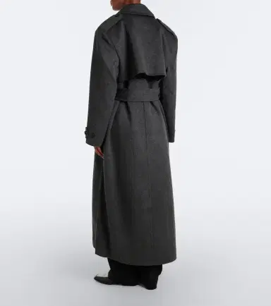 The Frankie Shop Nikola belted wool and cashmere coat | Thumbnail 7