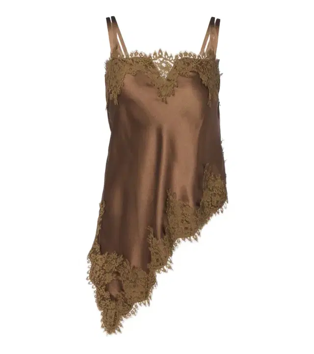Dorothee Schumacher Sense of Shine lace-trimmed silk-blend camisole