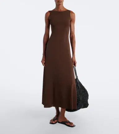 Eres Sculpture jersey midi dress | Thumbnail 7
