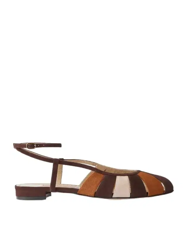 Manolo Blahnik Coludad Suede Slingback Pumps