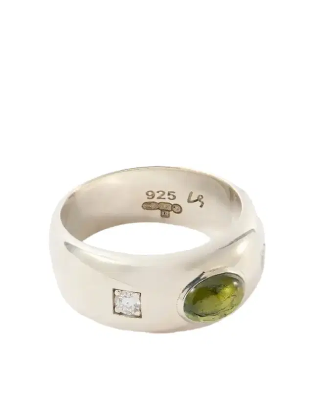 Loren Stewart Gentry Sterling Silver, Tourmaline And Diamond Ring