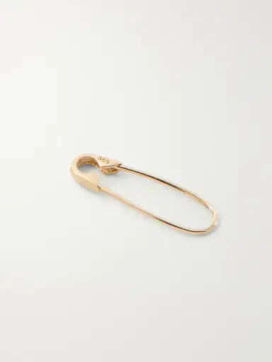 Loren Stewart Mini Safety Pin 14-karat Gold | Thumbnail 3
