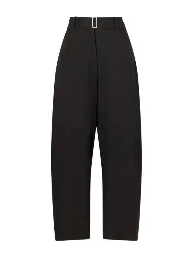 Studio Nicholson Chatto Belted Herringbone Cotton And Linen-blend Wide-leg Pants