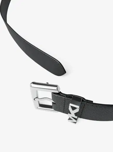Michael Kors Collection Pebbled Leather Belt | Thumbnail 2
