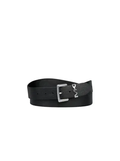 Michael Kors Collection Pebbled Leather Belt | Thumbnail 1