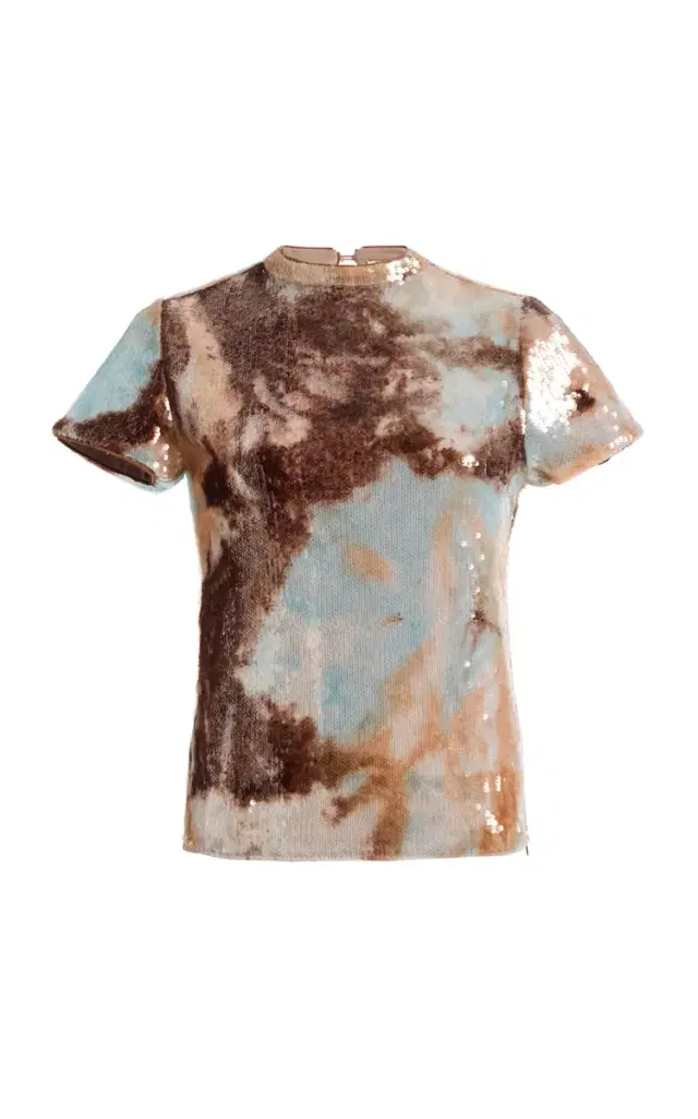 Paris Georgia Mermaid Sequined Tee