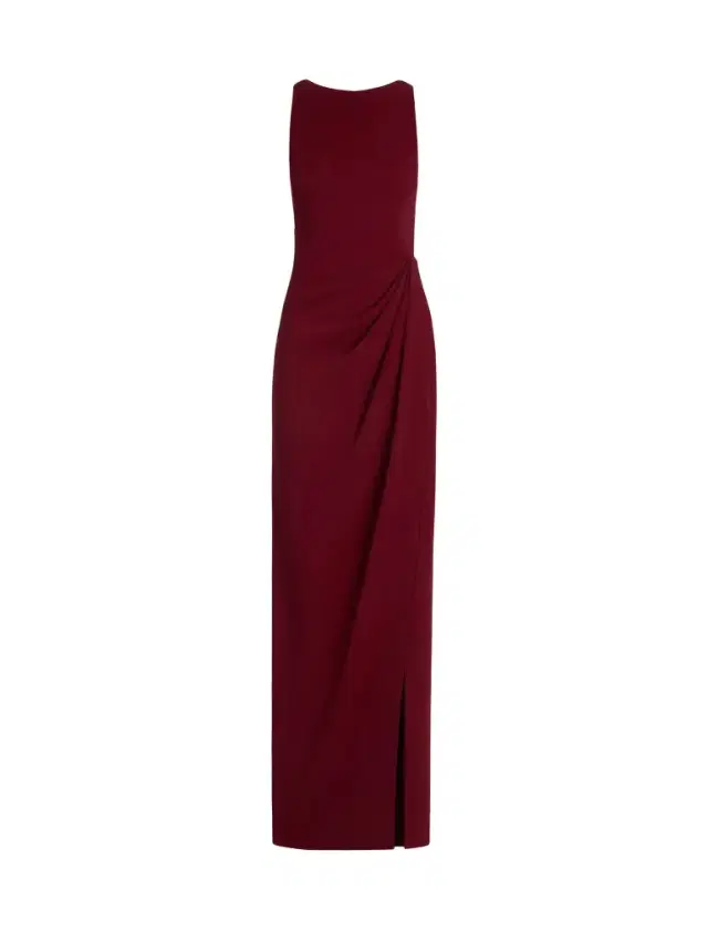 Oscar de la Renta Drape-Detailed Cady Gown