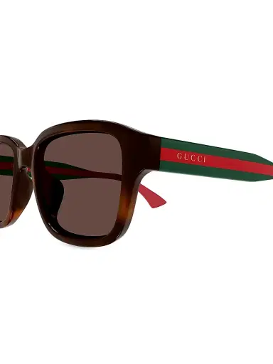 Gucci Men's New Pop Web 55MM Square Sunglasses - Havana | Thumbnail 3 Gucci Men's New Pop Web 55MM Square Sunglasses - Havana | Thumbnail 3