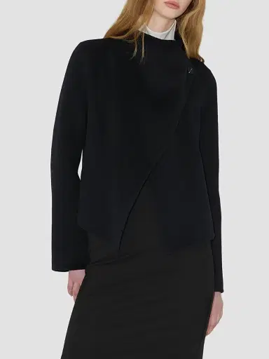 Soia & Kyo Women's Bree Double-Face Wool-Nylon Wrap Jacket - Black - Size Small | Thumbnail 4 Soia & Kyo Women's Bree Double-Face Wool-Nylon Wrap Jacket - Black - Size Small | Thumbnail 4