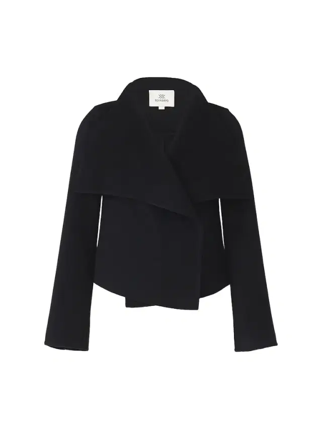 Soia & Kyo Women's Bree Double-Face Wool-Nylon Wrap Jacket - Black - Size Small
