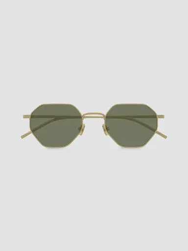 Bottega Veneta Men's 51MM Geometric Sunglasses - Bronze Green | Thumbnail 2