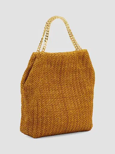 Veronica Beard Women's Small Raffia Slouch Handle Bag | Thumbnail 2