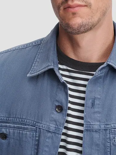 rag & bone Men's Overdyed Cotton Workwear Shirt | Thumbnail 5 rag & bone Men's Overdyed Cotton Workwear Shirt | Thumbnail 5