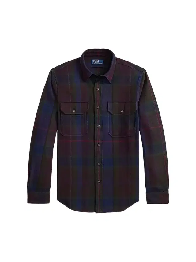 Polo Ralph Lauren Men's Classic-Fit Plaid Twill Workshirt - Wine Royal Multi - Size XXL