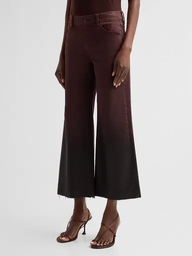 Kobi Halperin Women's Rafaella Ombré Flared Crop Jeans | Thumbnail 4