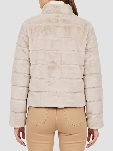 Gorski Women's Reversible Textured Shearling Lamb Jacket - Cream - Size XL | Thumbnail 5