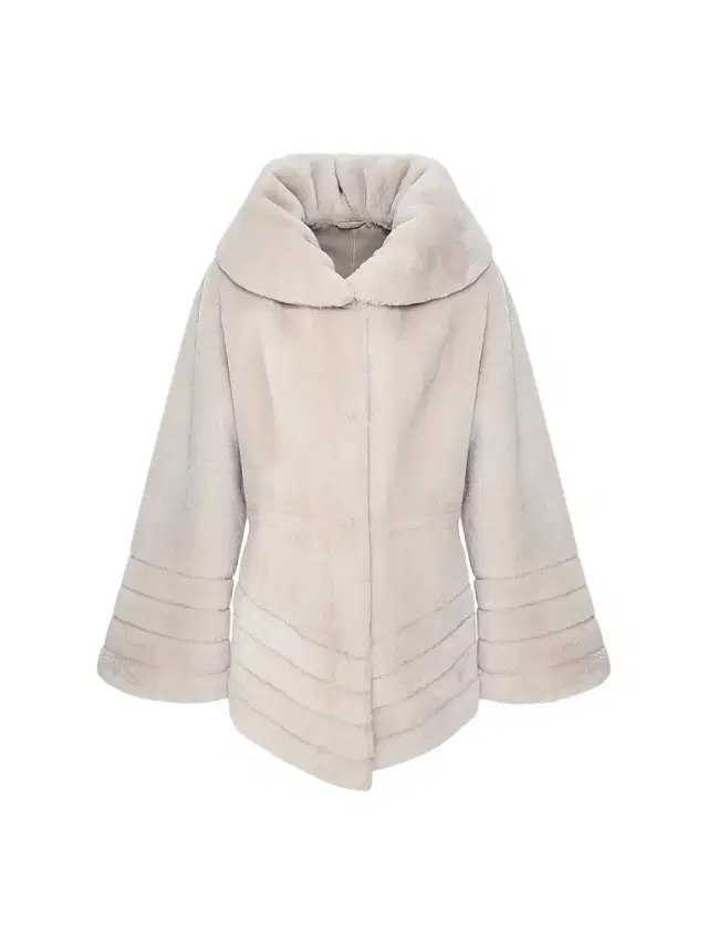 Gorski Women's Reversible Textured Shearling Lamb Jacket - Cream - Size Large