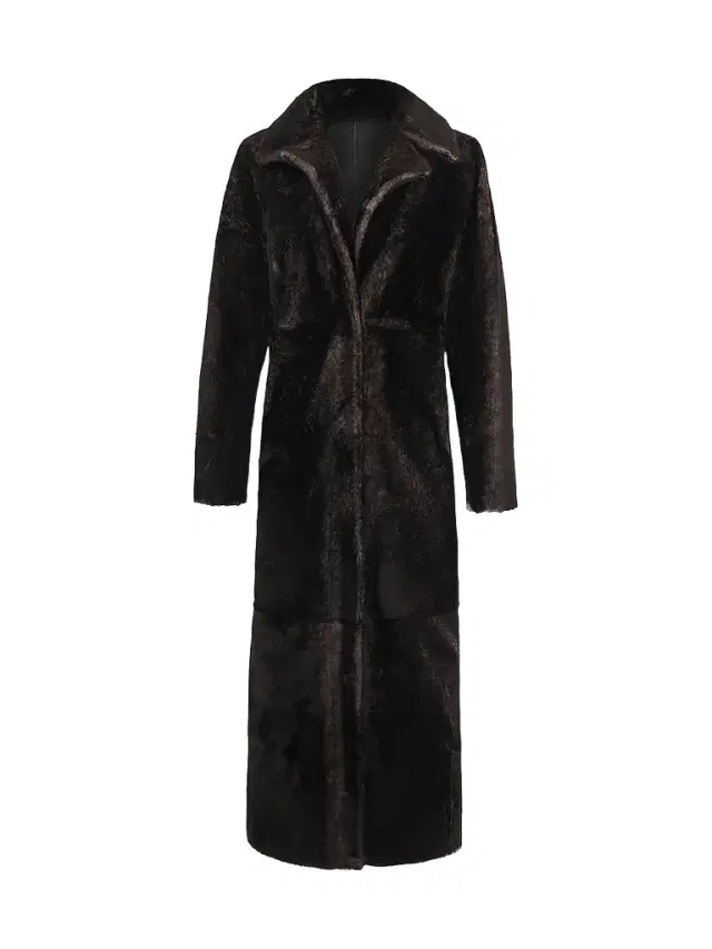 Gorski Women's Reversible Merino Shearling Lamb Belted Coat - Brown - Size Large