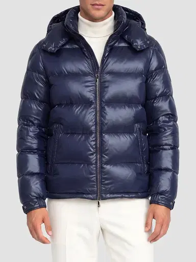 Gorski Men's Quilted Down Parka - Navy | Thumbnail 3