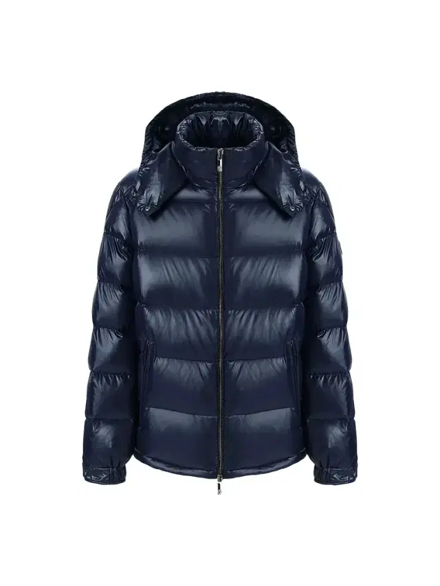 Gorski Men's Quilted Down Parka - Navy